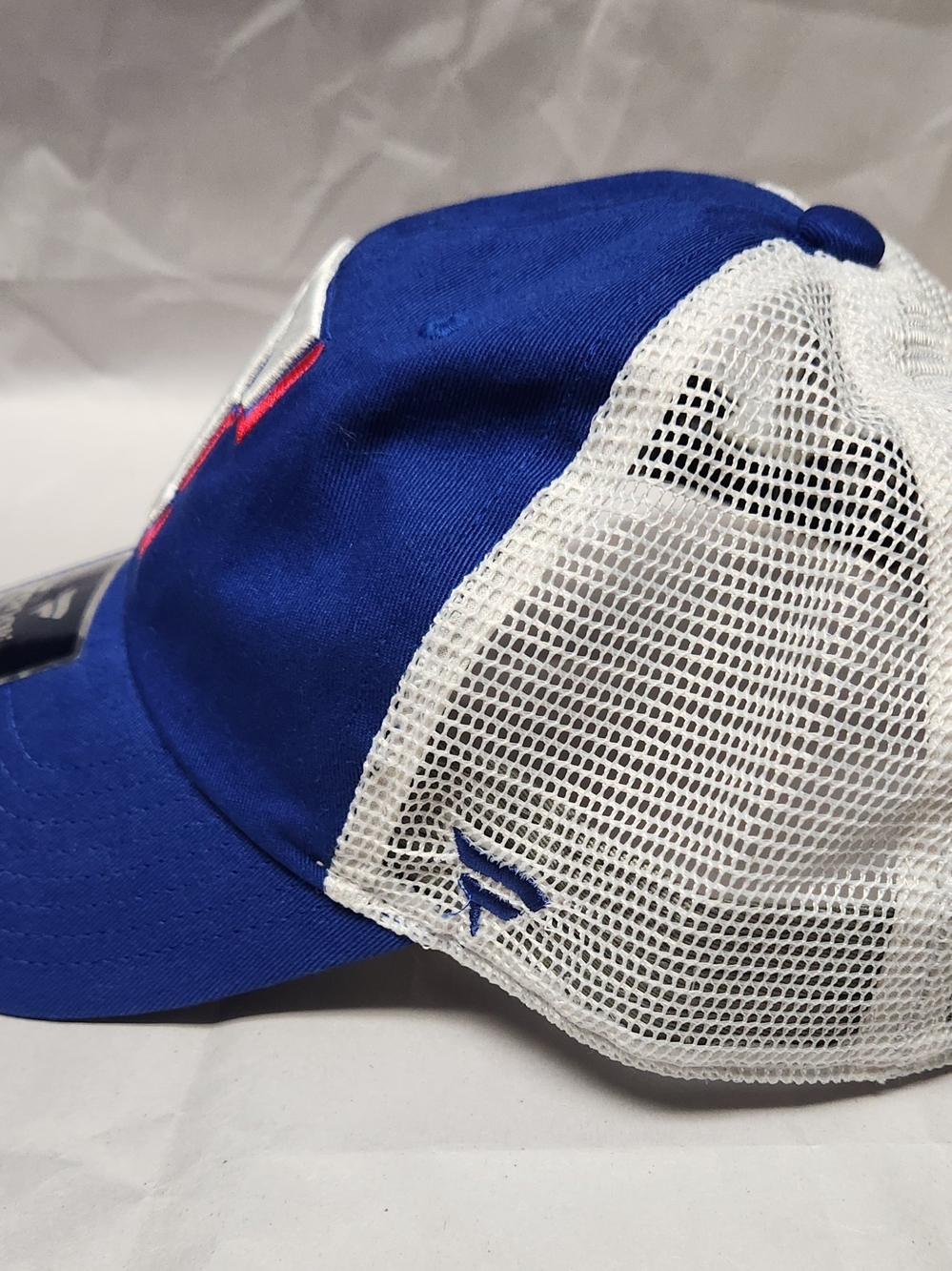 Texas Rangers Fanatics Blue & White Trucker Cap - Picture 2 of 4